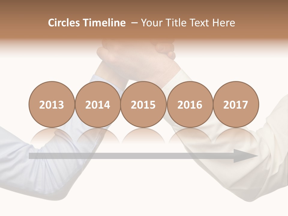 Arm Leadership Winner PowerPoint Template