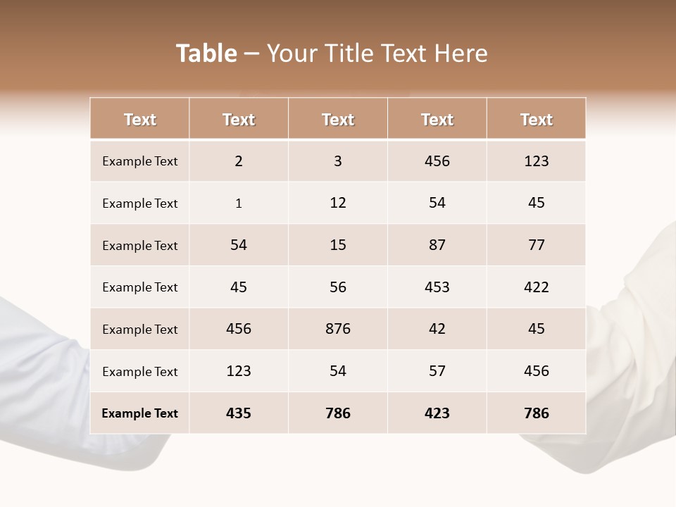 Arm Leadership Winner PowerPoint Template