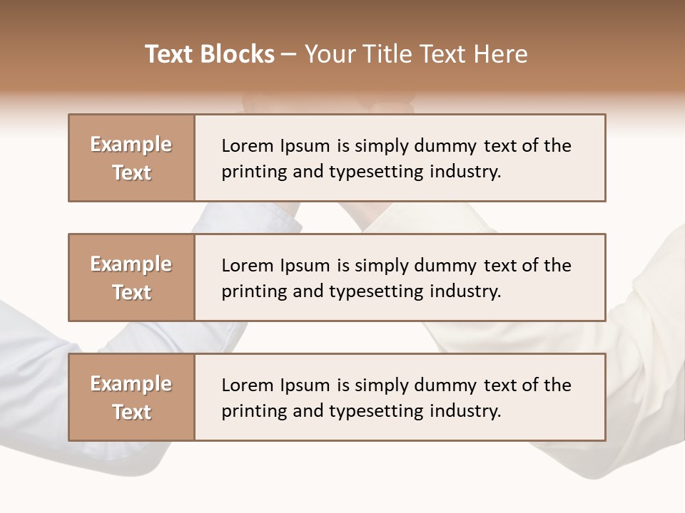 Arm Leadership Winner PowerPoint Template