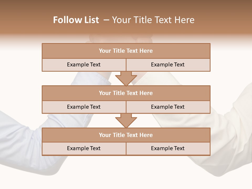 Arm Leadership Winner PowerPoint Template