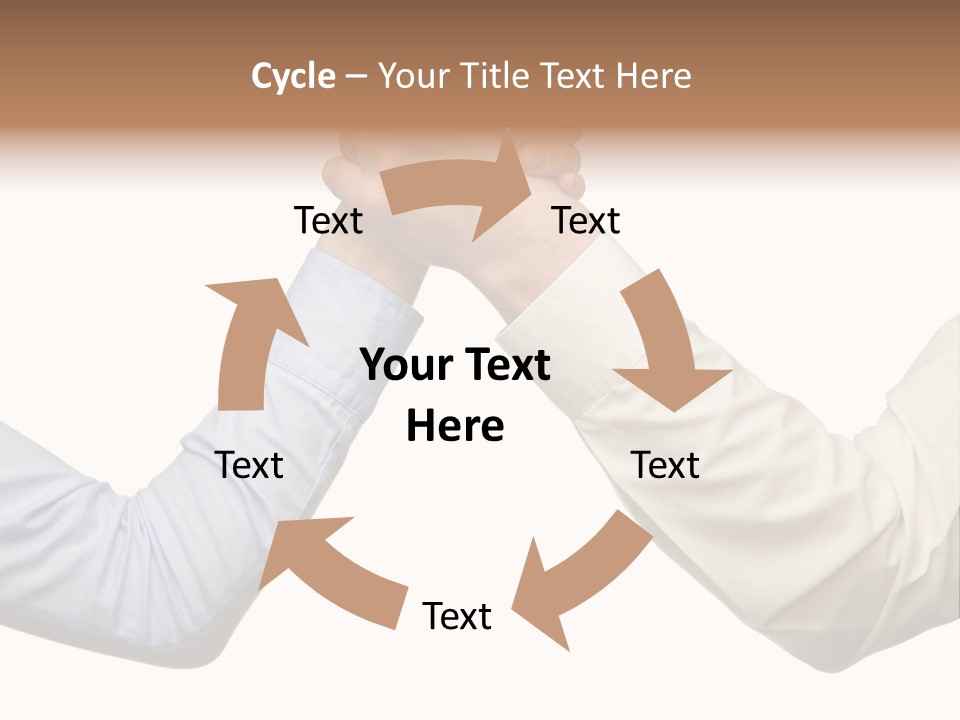 Arm Leadership Winner PowerPoint Template