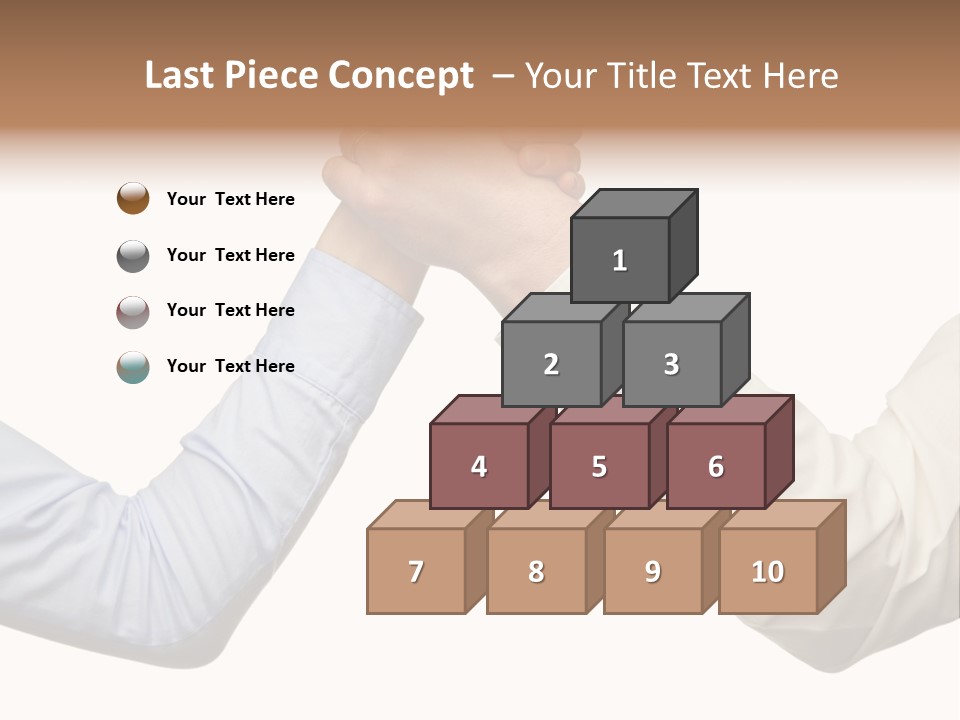 Arm Leadership Winner PowerPoint Template