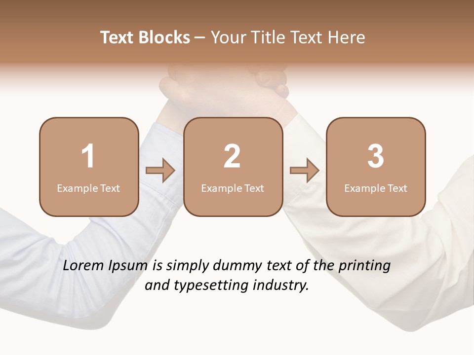 Arm Leadership Winner PowerPoint Template