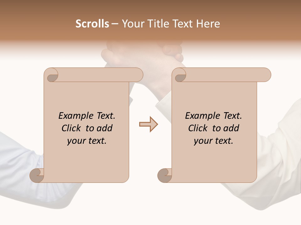 Arm Leadership Winner PowerPoint Template