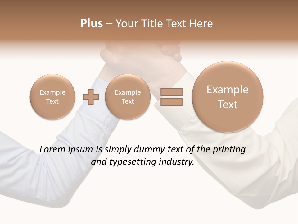 Arm Leadership Winner PowerPoint Template