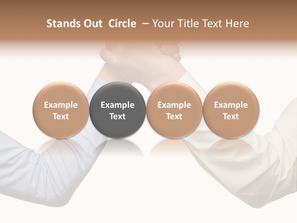 Arm Leadership Winner PowerPoint Template