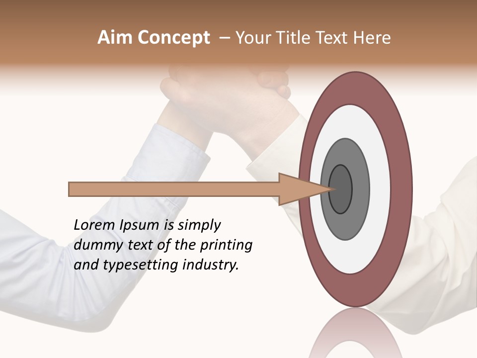 Arm Leadership Winner PowerPoint Template