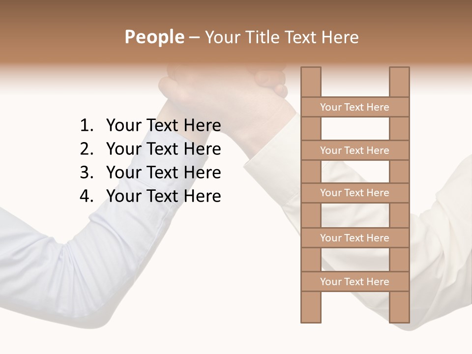 Arm Leadership Winner PowerPoint Template