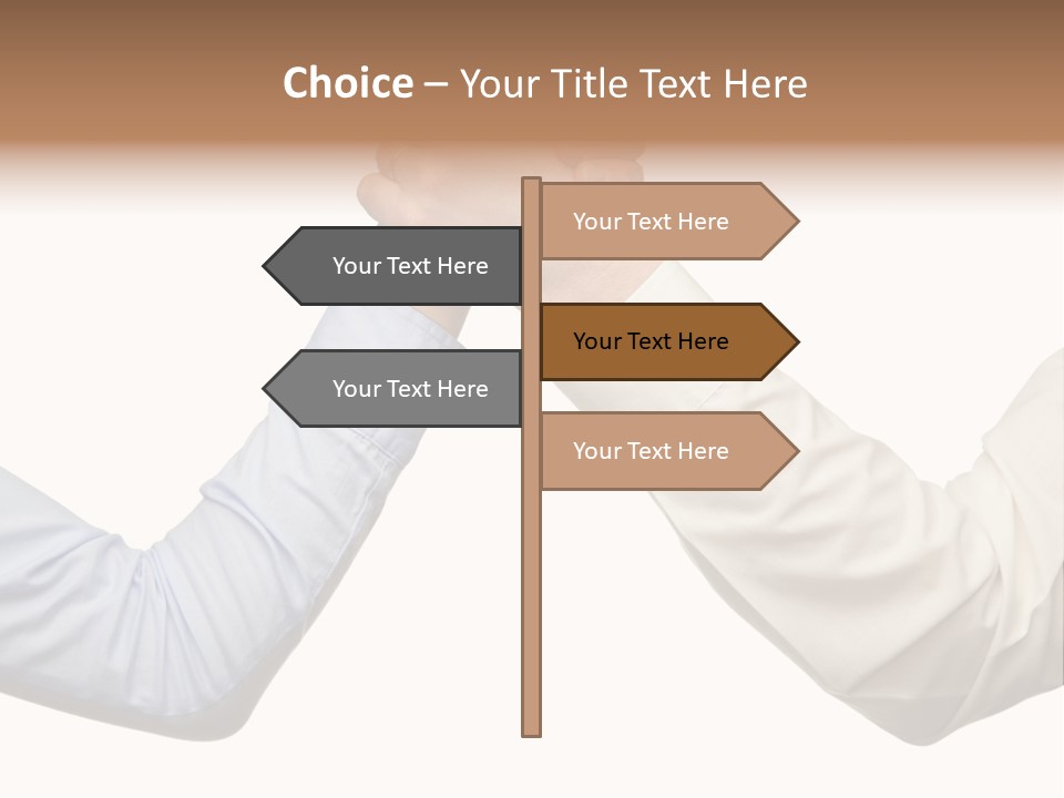 Arm Leadership Winner PowerPoint Template