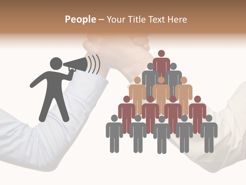 Arm Leadership Winner PowerPoint Template