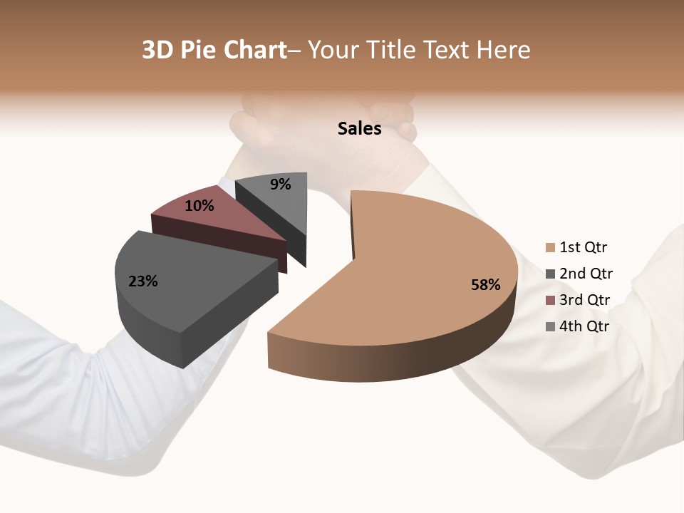 Arm Leadership Winner PowerPoint Template