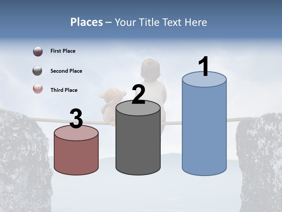 Advertising Laughing Bridge PowerPoint Template