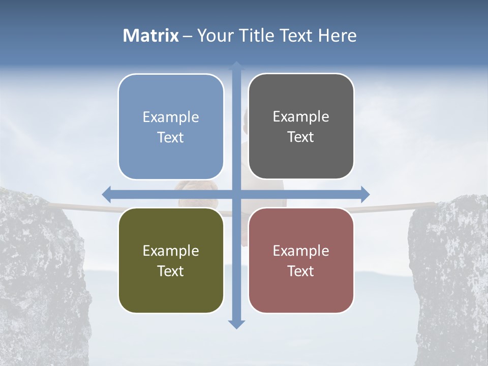 Advertising Laughing Bridge PowerPoint Template