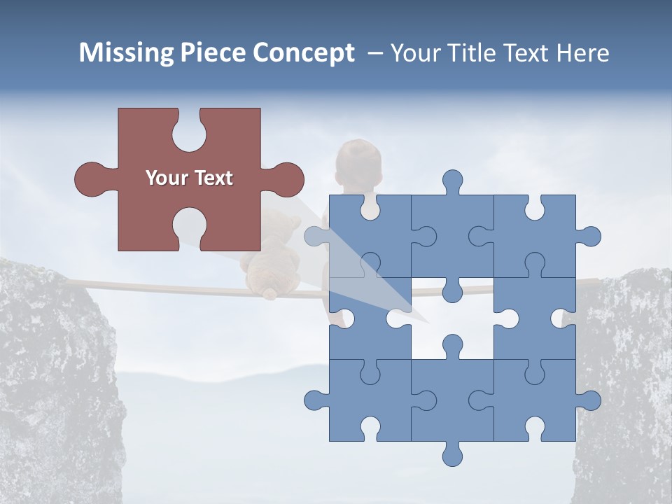 Advertising Laughing Bridge PowerPoint Template