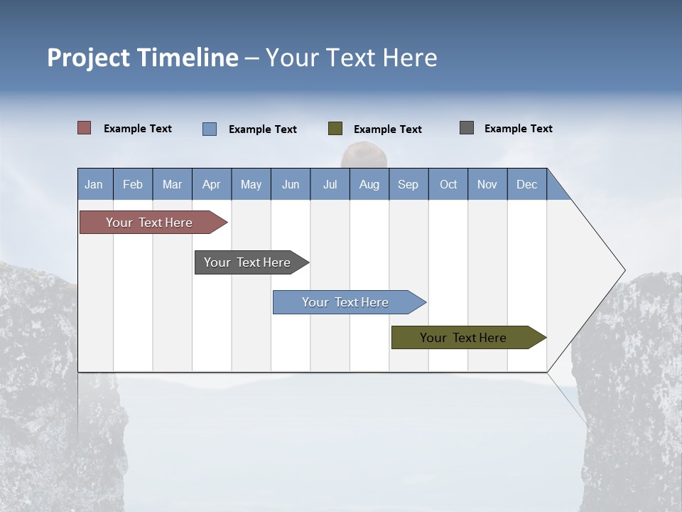Advertising Laughing Bridge PowerPoint Template