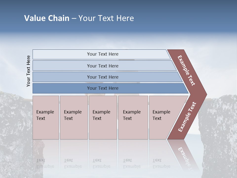 Advertising Laughing Bridge PowerPoint Template
