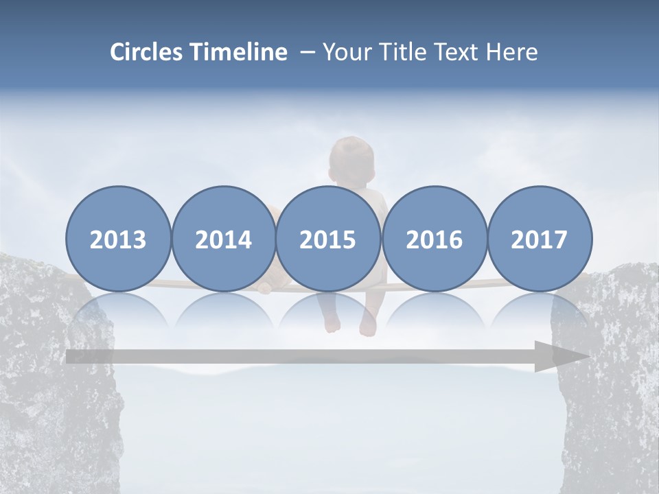 Advertising Laughing Bridge PowerPoint Template