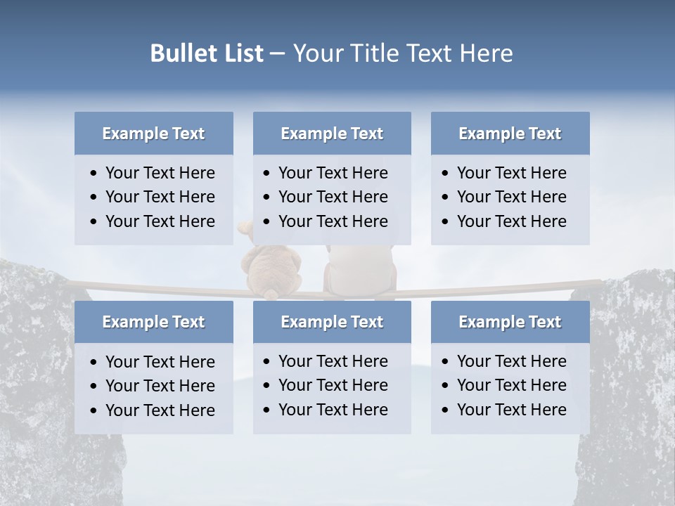 Advertising Laughing Bridge PowerPoint Template