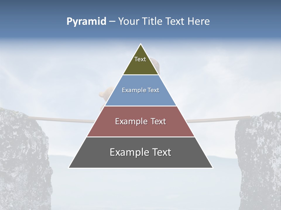 Advertising Laughing Bridge PowerPoint Template