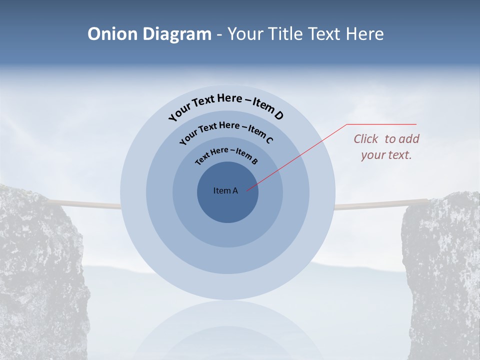 Advertising Laughing Bridge PowerPoint Template
