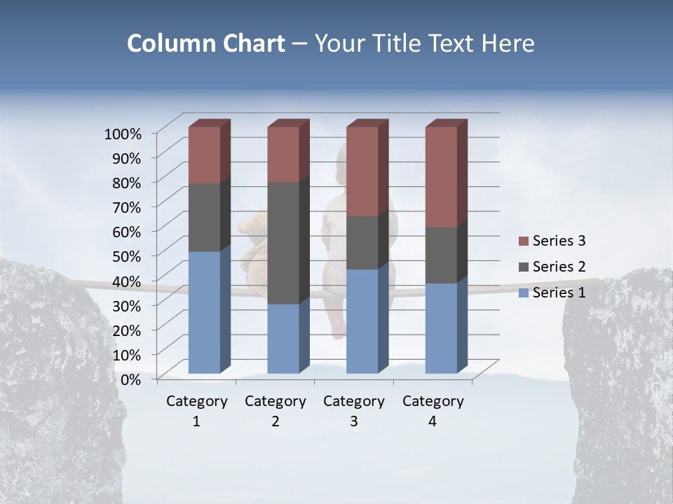 Advertising Laughing Bridge PowerPoint Template