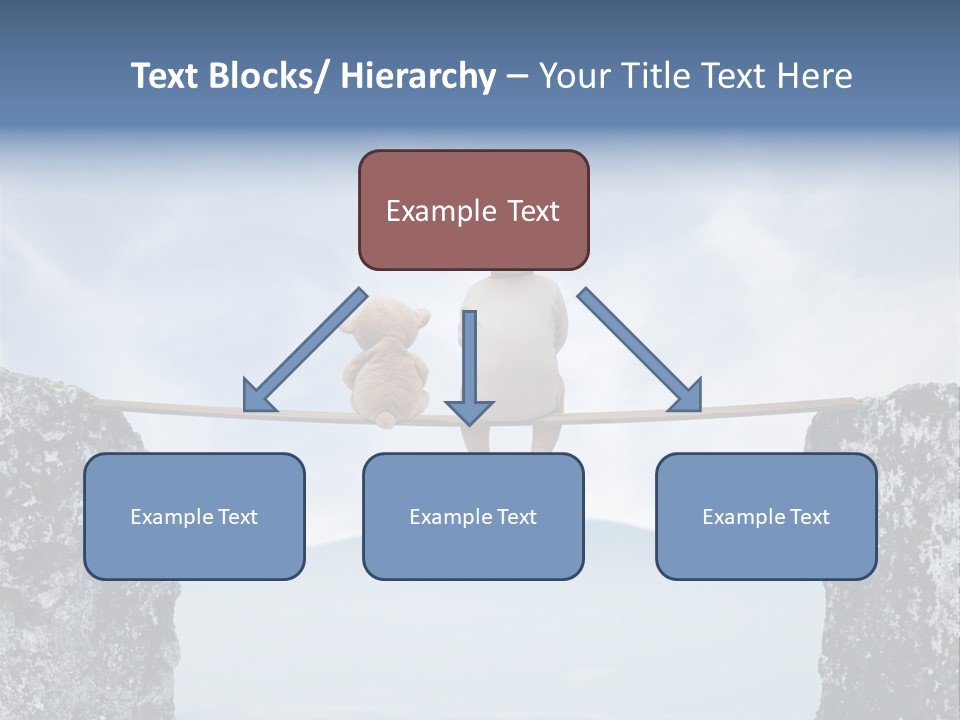 Advertising Laughing Bridge PowerPoint Template
