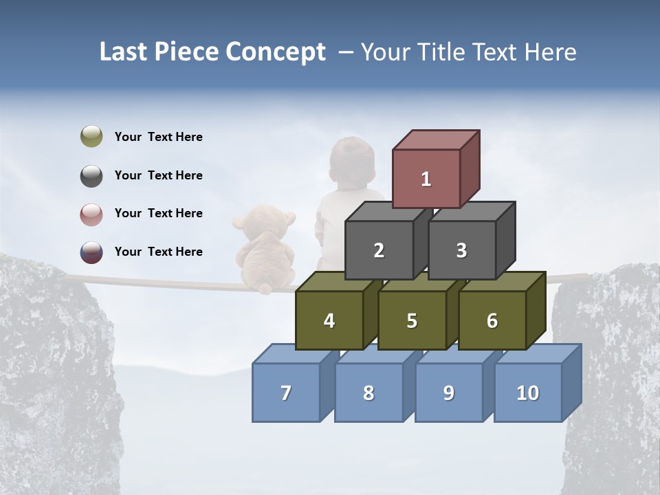 Advertising Laughing Bridge PowerPoint Template