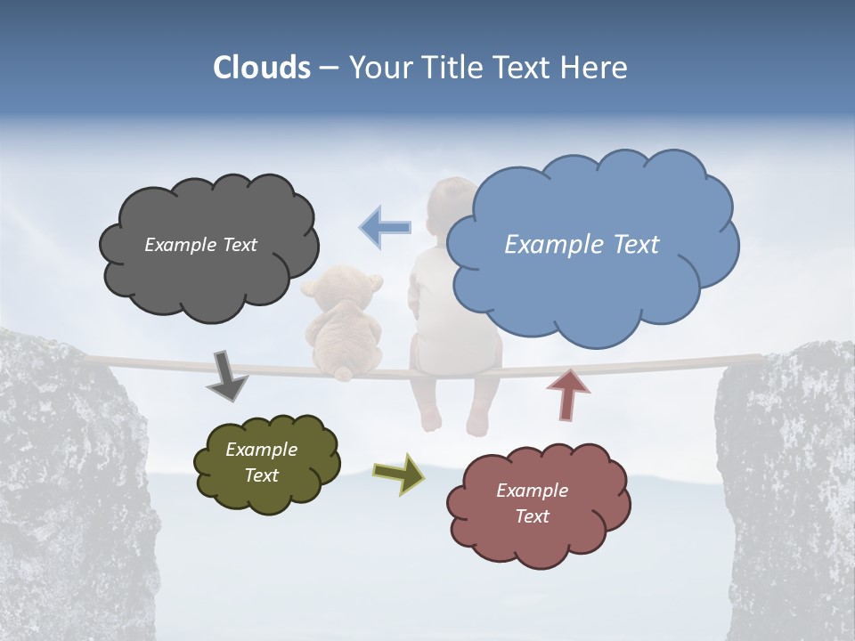 Advertising Laughing Bridge PowerPoint Template
