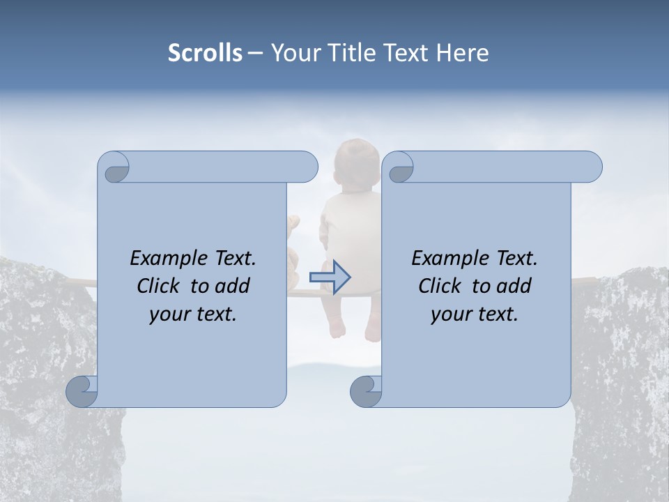 Advertising Laughing Bridge PowerPoint Template