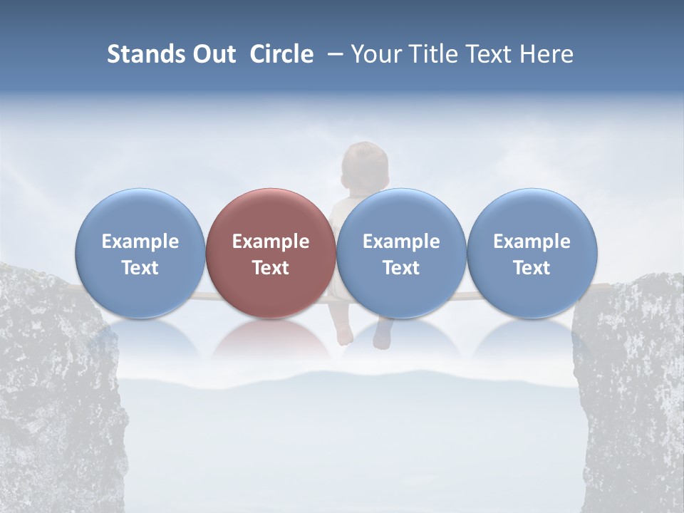 Advertising Laughing Bridge PowerPoint Template