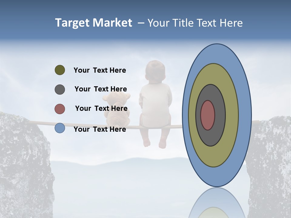 Advertising Laughing Bridge PowerPoint Template