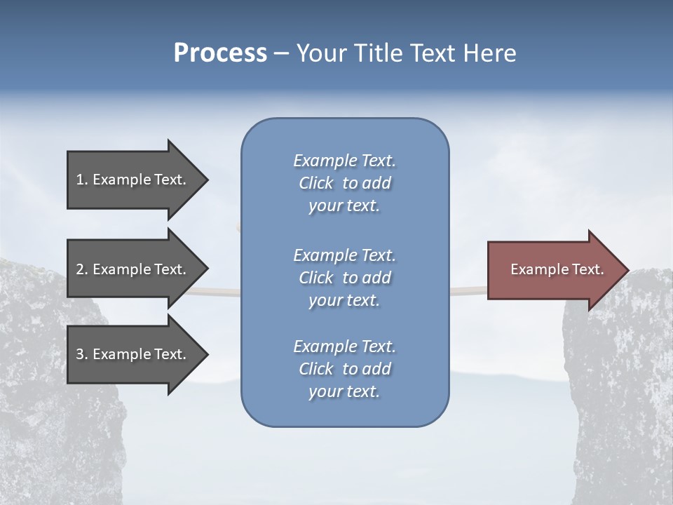Advertising Laughing Bridge PowerPoint Template