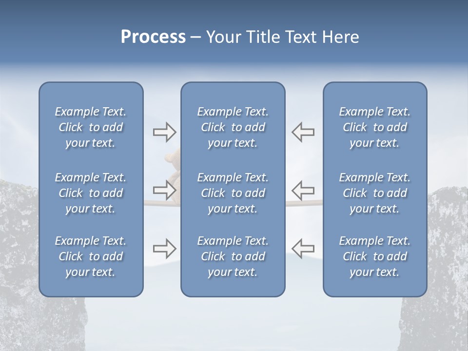 Advertising Laughing Bridge PowerPoint Template