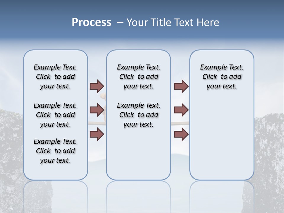 Advertising Laughing Bridge PowerPoint Template