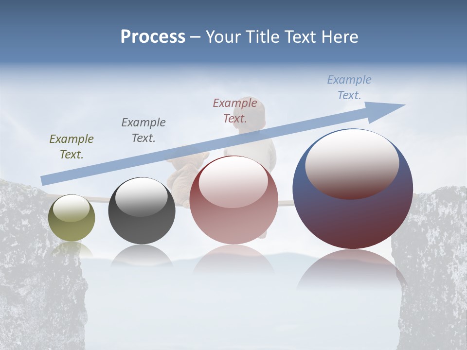 Advertising Laughing Bridge PowerPoint Template