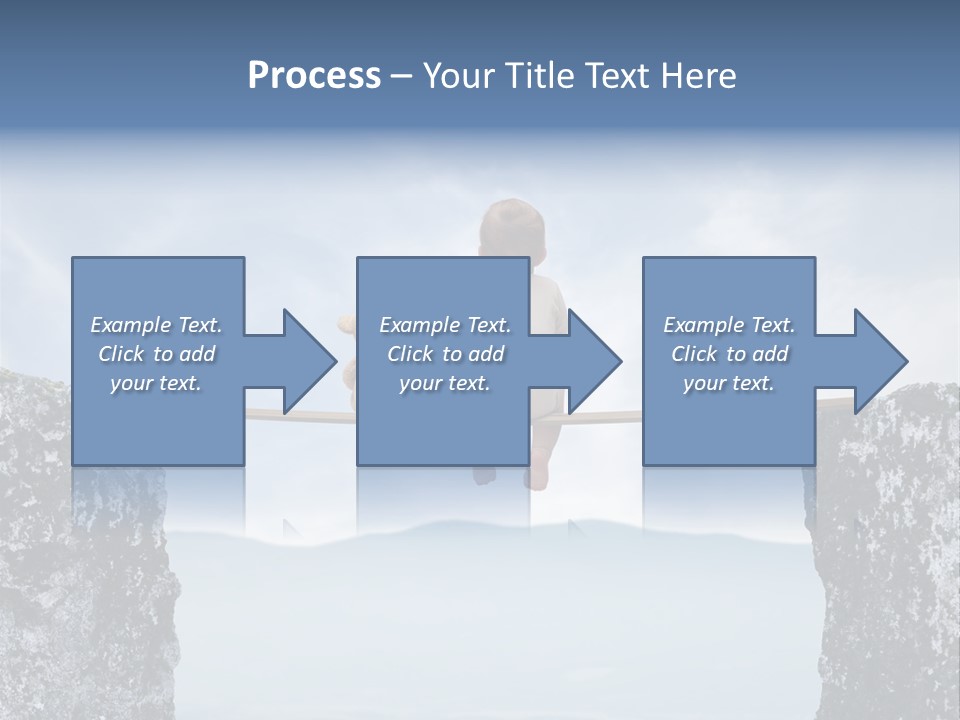 Advertising Laughing Bridge PowerPoint Template