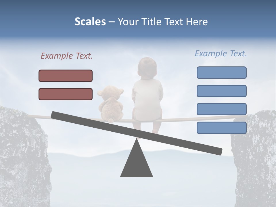 Advertising Laughing Bridge PowerPoint Template