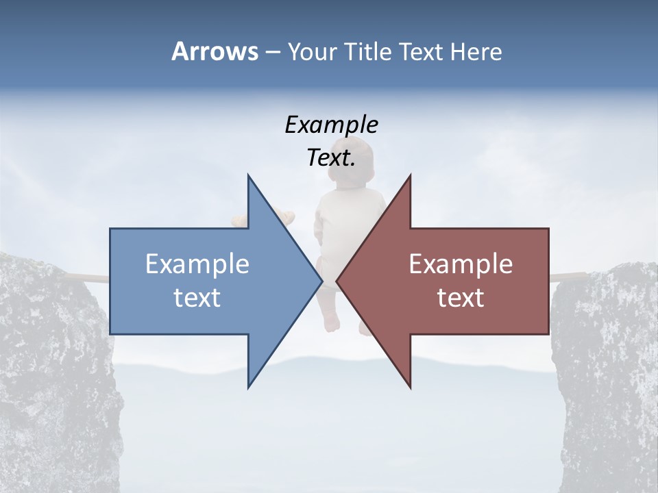 Advertising Laughing Bridge PowerPoint Template