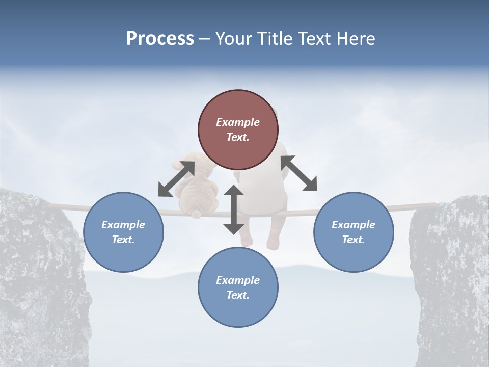 Advertising Laughing Bridge PowerPoint Template