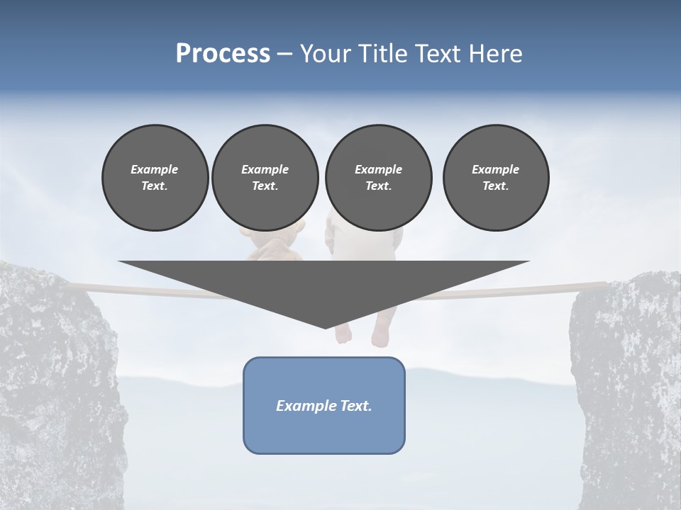 Advertising Laughing Bridge PowerPoint Template