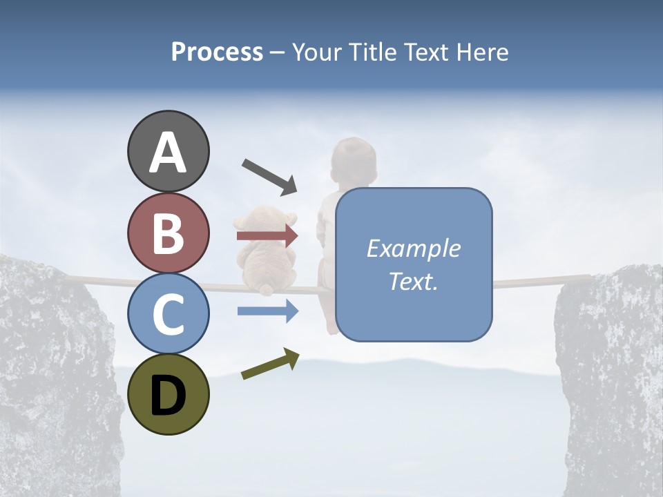 Advertising Laughing Bridge PowerPoint Template