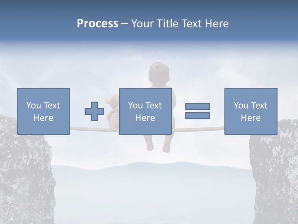 Advertising Laughing Bridge PowerPoint Template