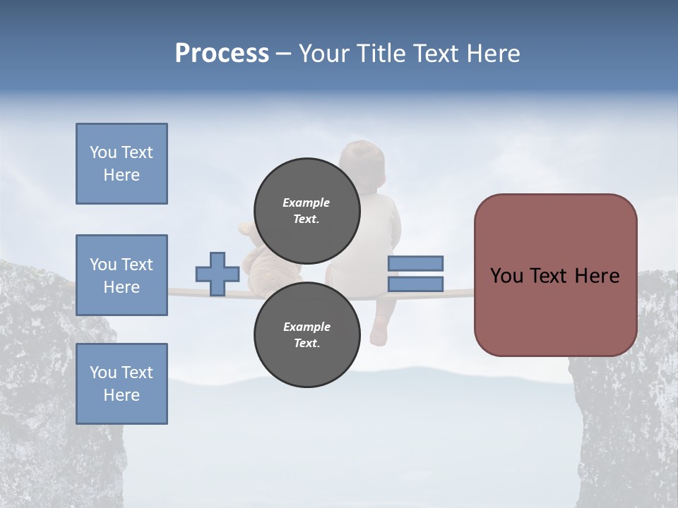 Advertising Laughing Bridge PowerPoint Template