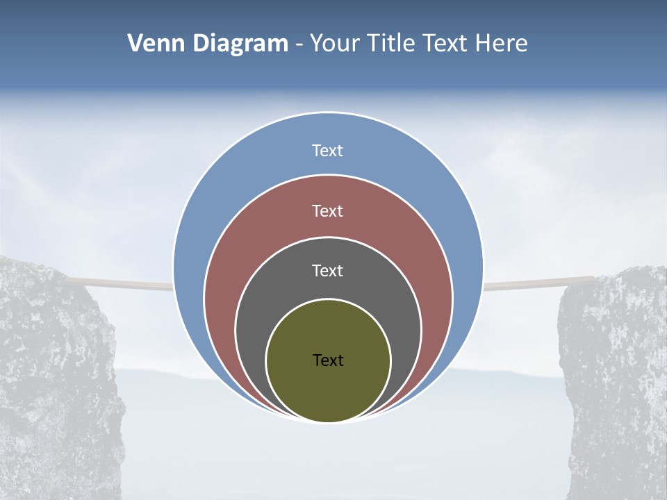 Advertising Laughing Bridge PowerPoint Template