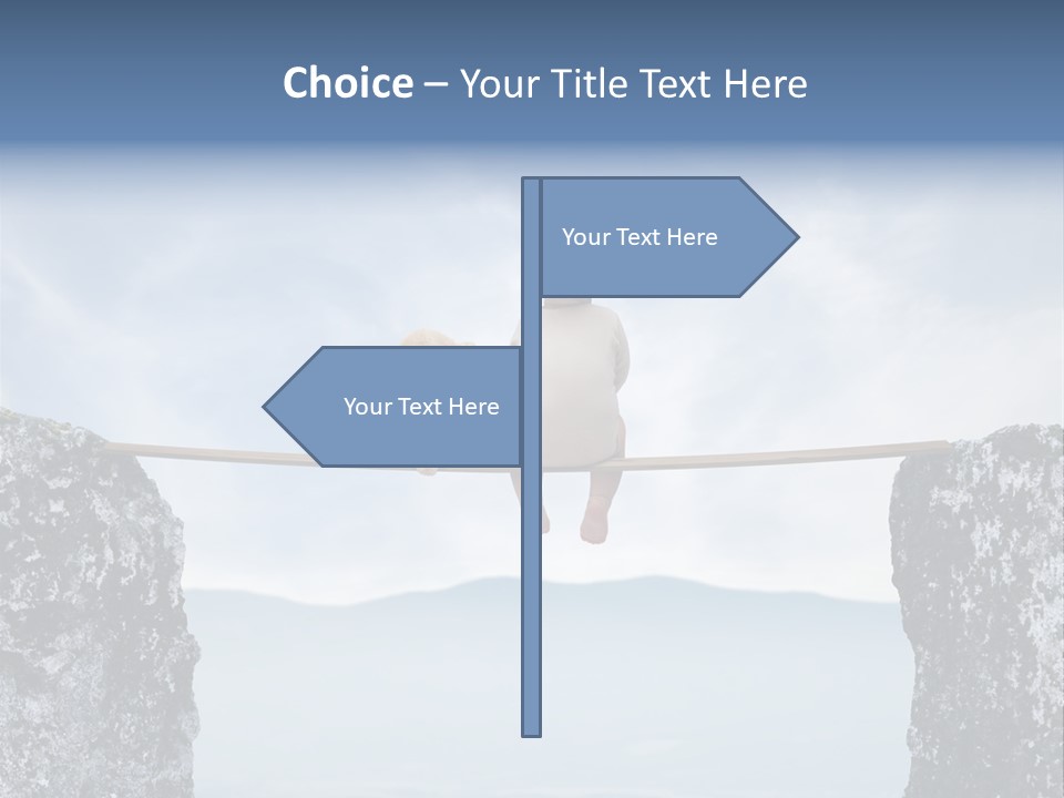 Advertising Laughing Bridge PowerPoint Template