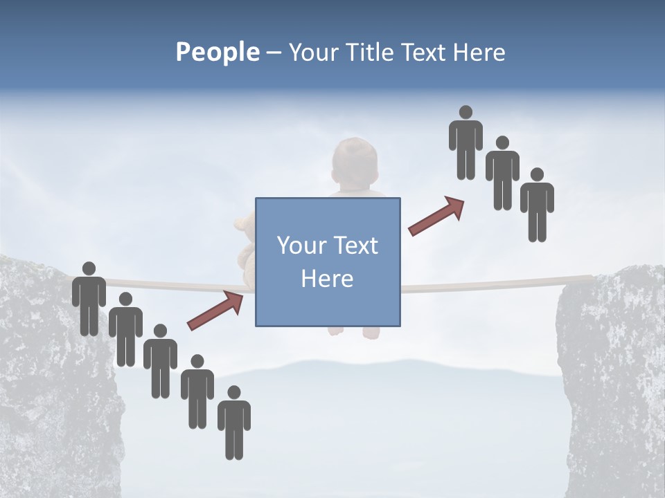 Advertising Laughing Bridge PowerPoint Template