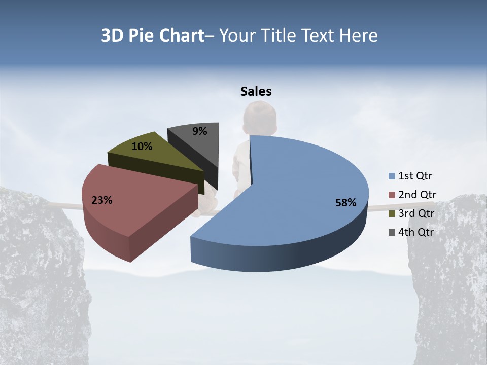 Advertising Laughing Bridge PowerPoint Template