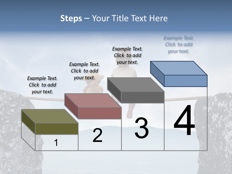 Advertising Laughing Bridge PowerPoint Template