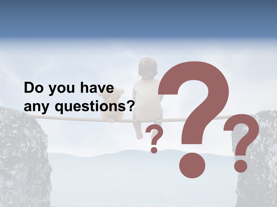 Advertising Laughing Bridge PowerPoint Template