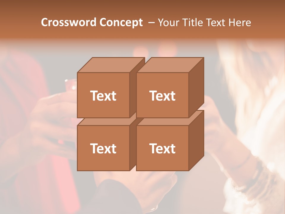 Night Toasting Women PowerPoint Template